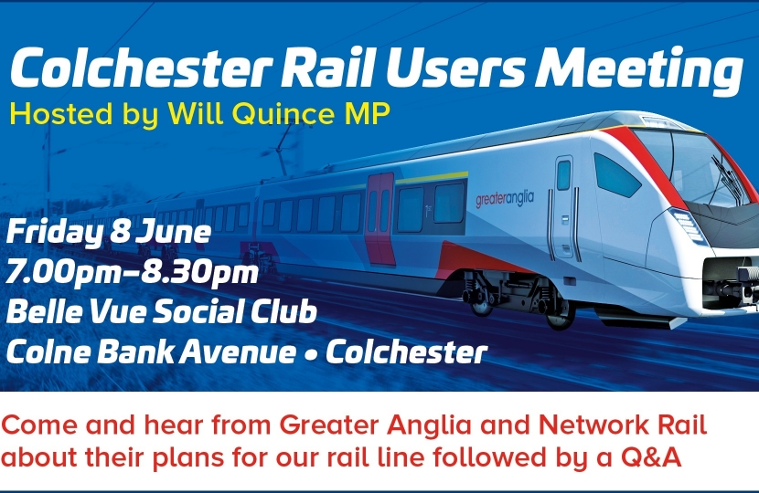 Colchester Rail Users Meeting