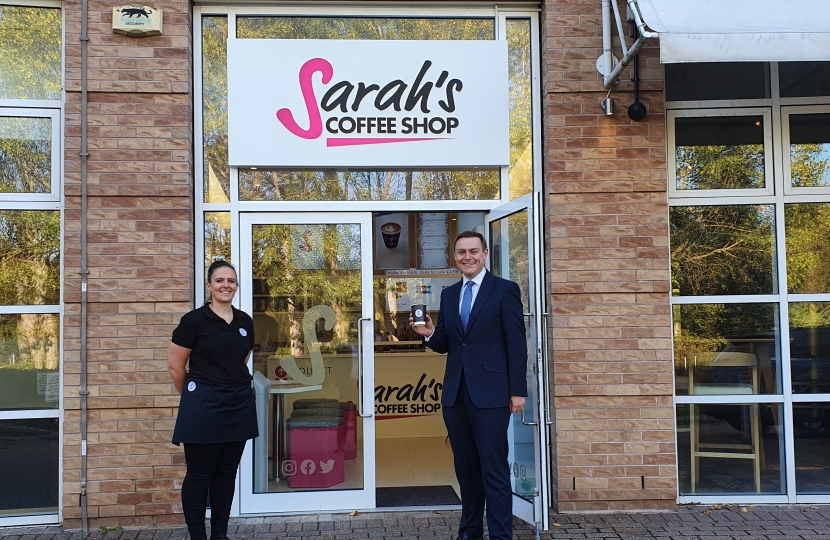 Visit to Sarah's Coffee Shop