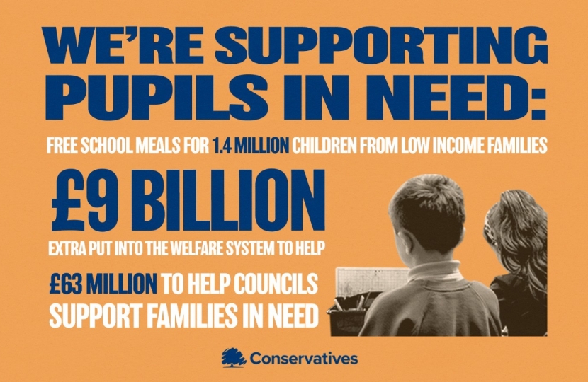 We're Supporting Pupils in Need