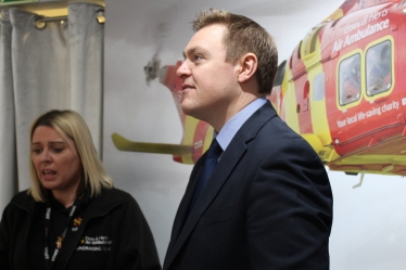 Visiting the New Essex & Herts Air Ambulance Shop in Colchester Town Centre