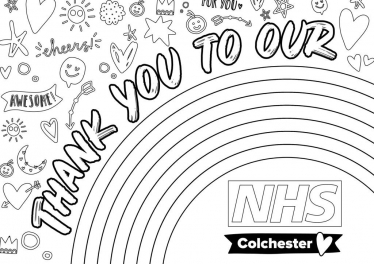 Thank You to Our NHS (Colouring)