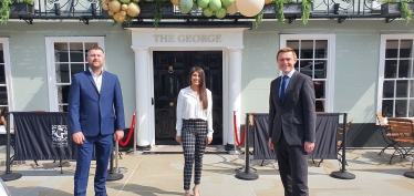 Visit to The George Hotel's £10m renovation