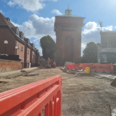 New public realm works at Balkerne Gate