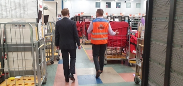Visit to the Royal Mail Colchester Delivery Office