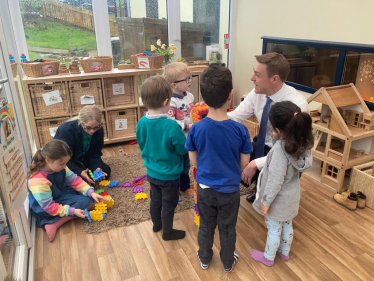 Ministerial visit to Beckermet Nursery