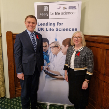 Attending an event with the All Party Parliamentary Group for Life Sciences 